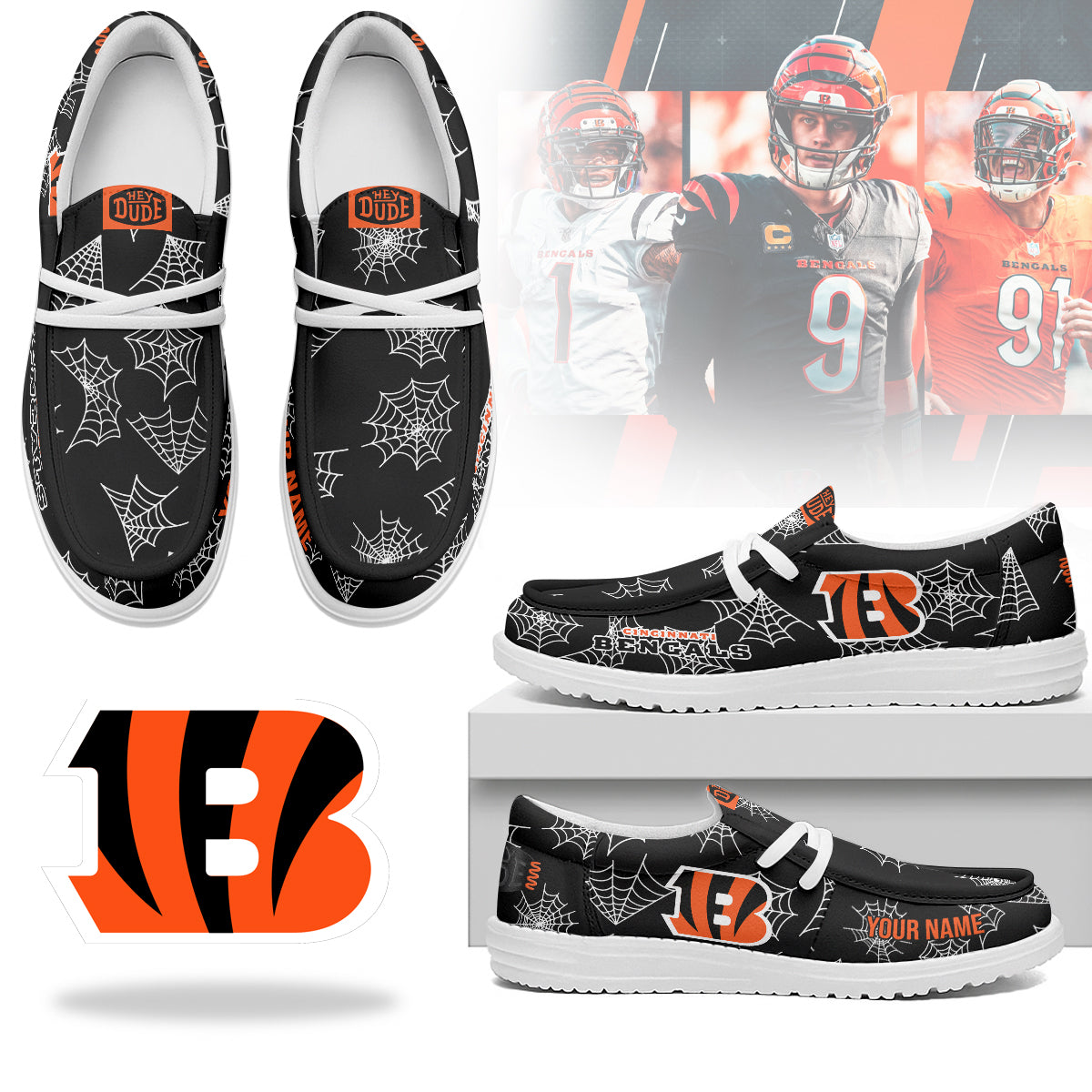 CB Halloween Hey Dude Shoes