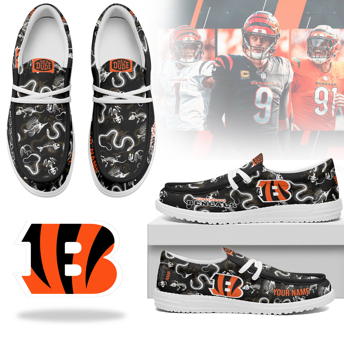 CB Halloween Hey Dude Shoes