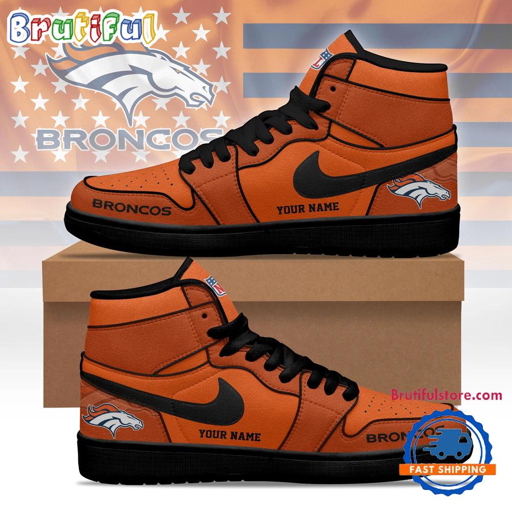 Denver Broncos 2026 NFL Pride Jordan 1 Hightop Shoes
