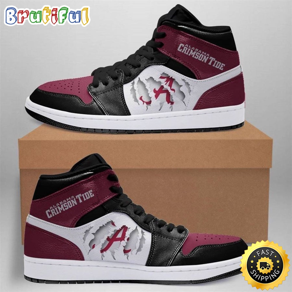 NCAA Alabama Crimson Tide Air Jordan 1 High Sneakers Timeless Jordan 1 Kicks