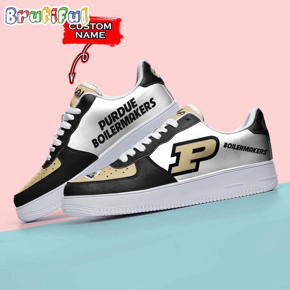NCAA Purdue Boilermakers Sporty Air Force 1 Shoes Sneaker