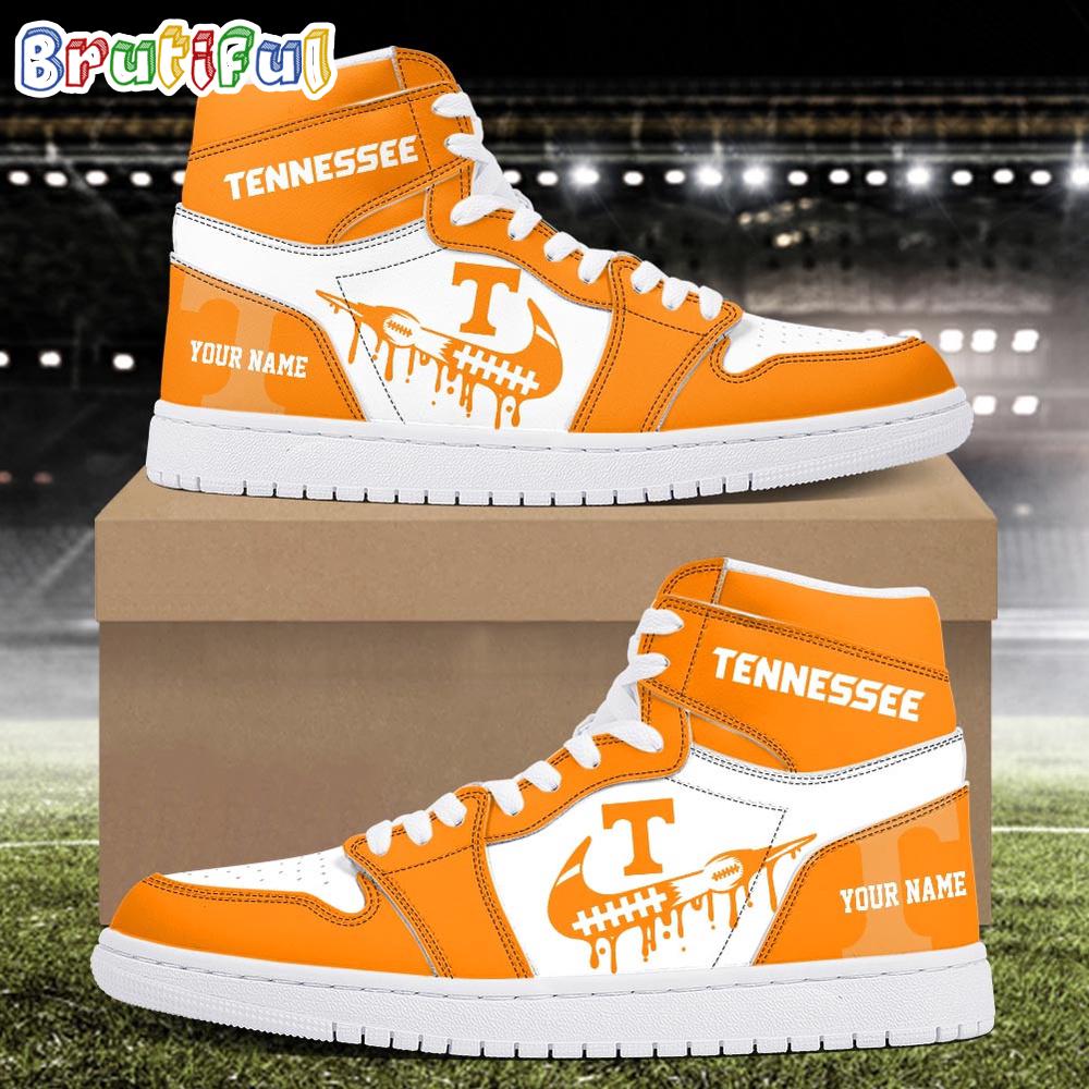 NCAA Tennessee Volunteers Sport Team Personalized Air Jordan 1 Hightop Shoes