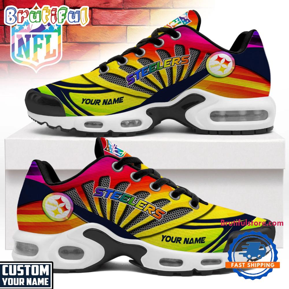 Pittsburgh Steelers NFL Pride Month Custom Air Max Plus Shoes